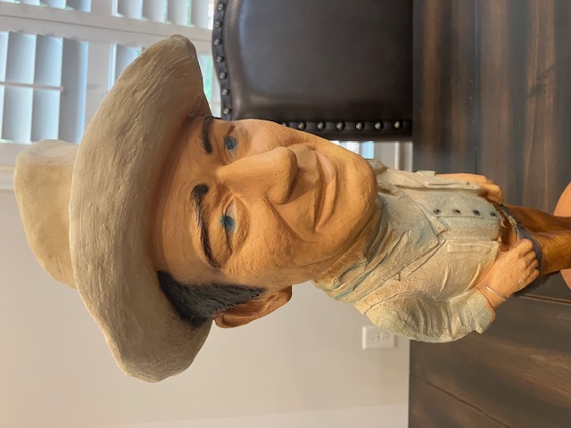 John Wayne ESCO Statue For Sale / John Wayne ESCO Chalkware Statues For Sale John Wayne ESCO Statue For Sale / John Wayne ESCO Chalkware Statues For Sale