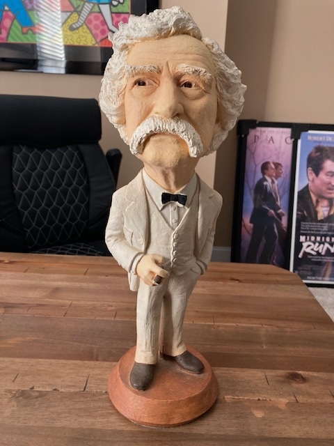 Mark Twain ESCO Statue For Sale / Mark Twain ESCO Chalkware Statues For Sale