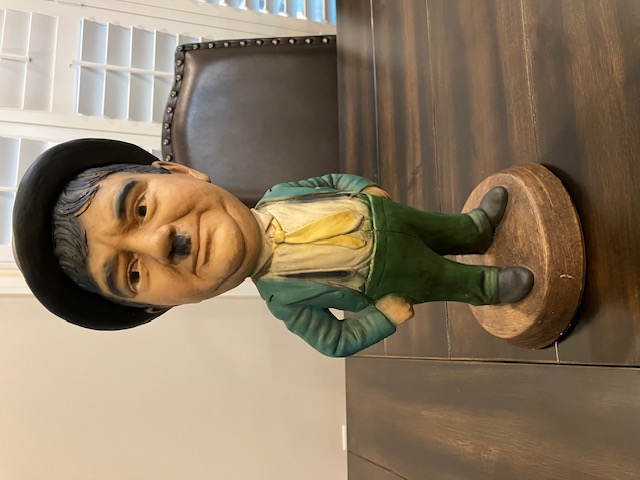 Oliver Hardy ESCO Statue For Sale / Oliver Hardy ESCO Chalkware Statues For Sale